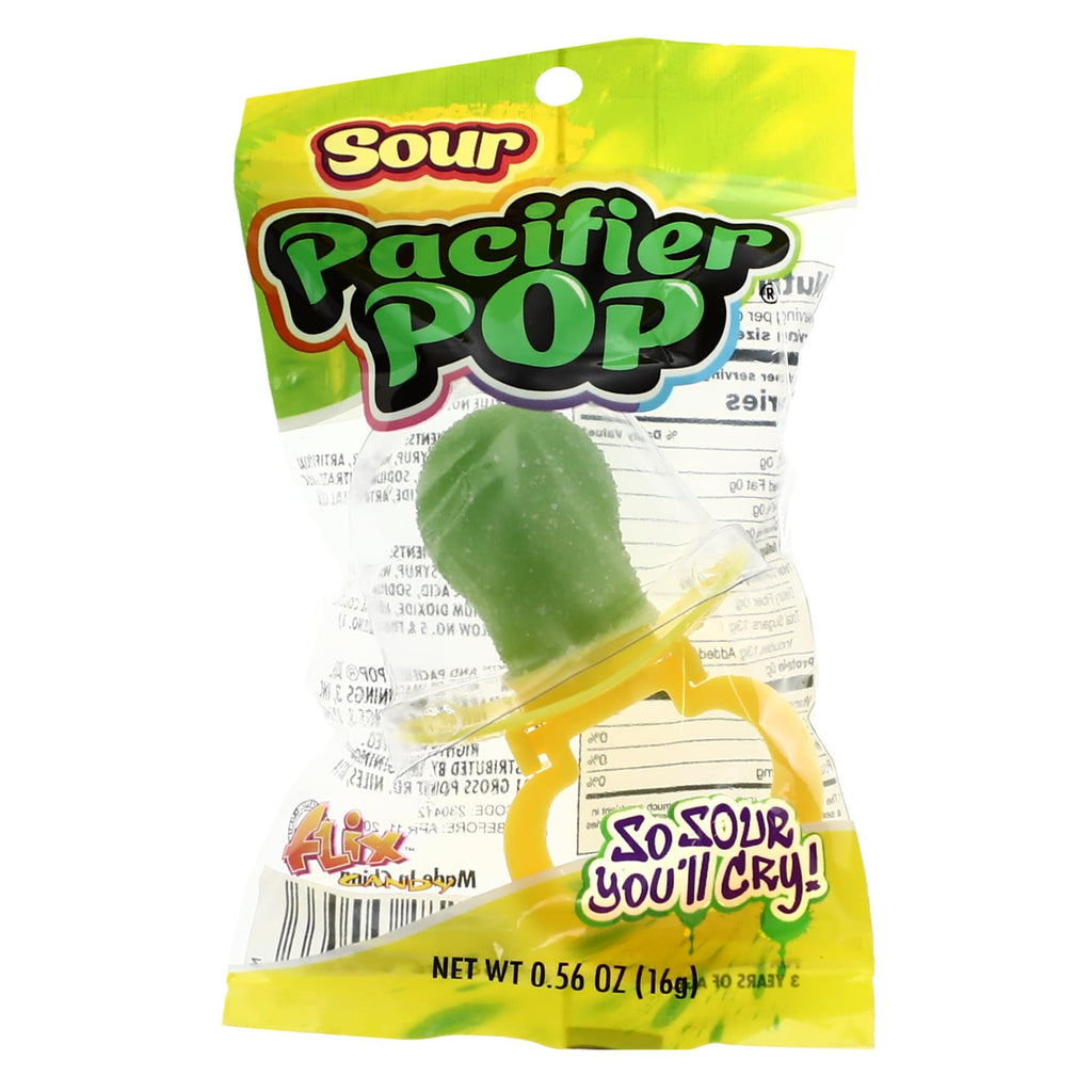 Sour Pacifier Pops Assorted, 0.56-oz. Packs