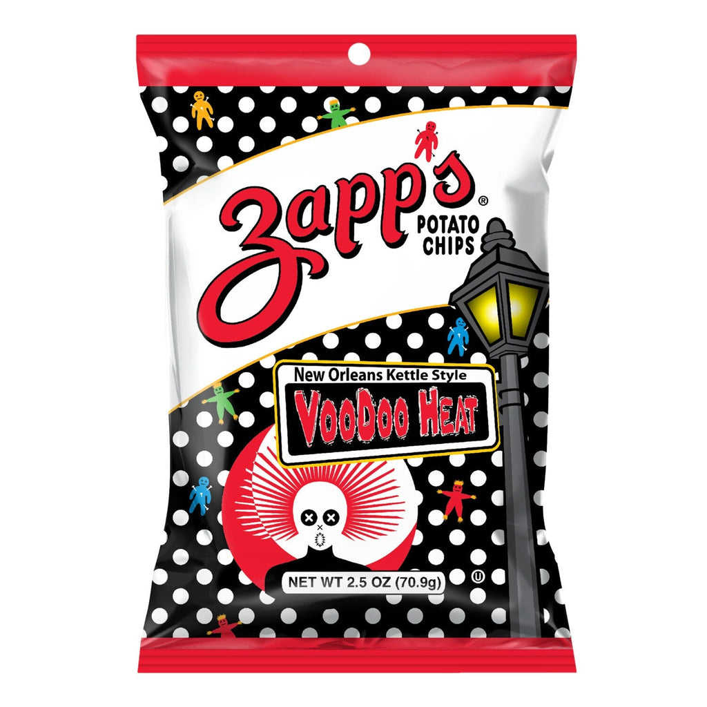 Zapp's New Orleans Kettle Style Voodoo Potato Chips, 2.5-oz.