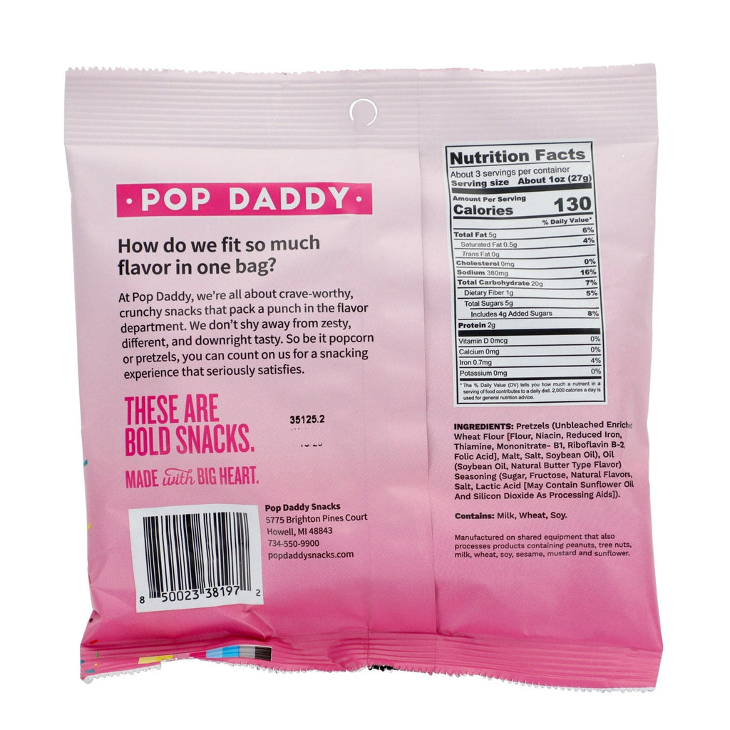 Pop Daddy Birthday Cake Pretzel Sticks, 1-ct.