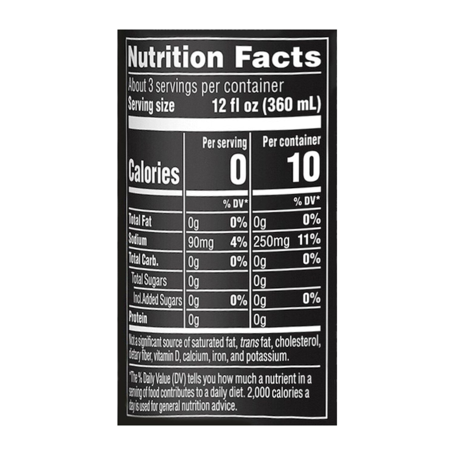 Brisk Iced Tea Zero Sugar Lemon Flavor, 1 L Bottle