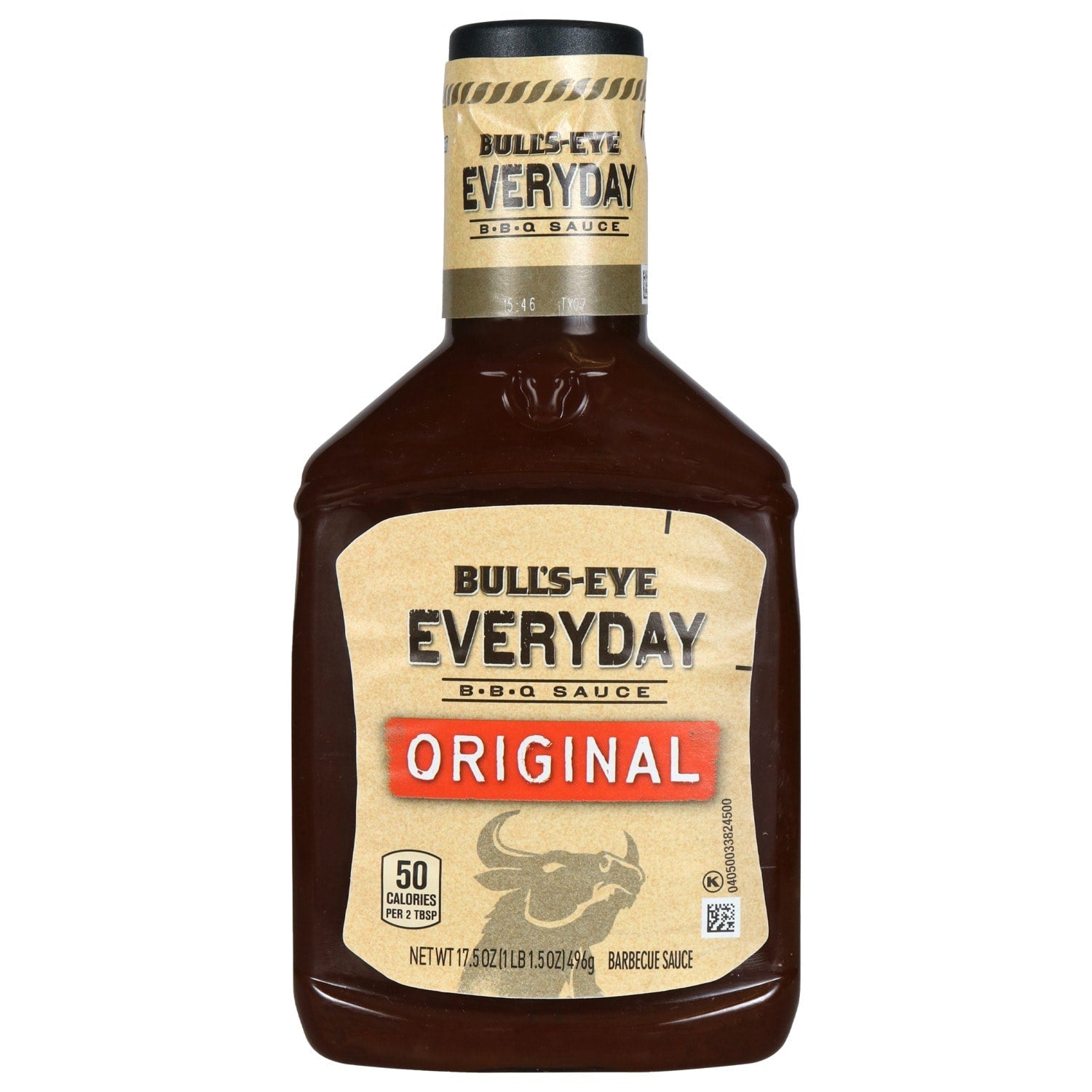 Kraft Bullseye Everyday Original Barbecue Sauce, 17.5-oz. Bottles