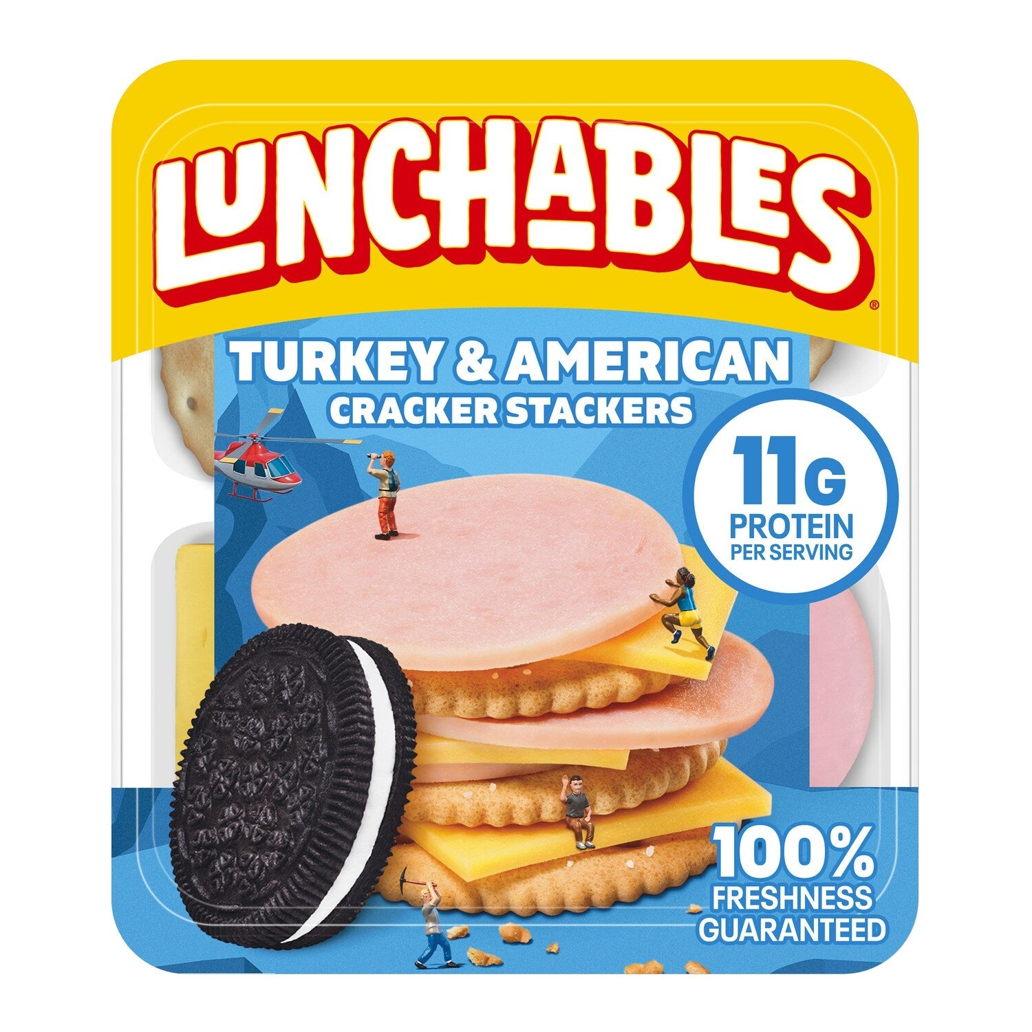 Lunchables Turkey and American Cheese Cracker Stackers, 1 pk.
