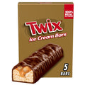 Mars TWIX Caramel Vanilla Milk Chocolate Ice Cream Bars, 5 Pack Box