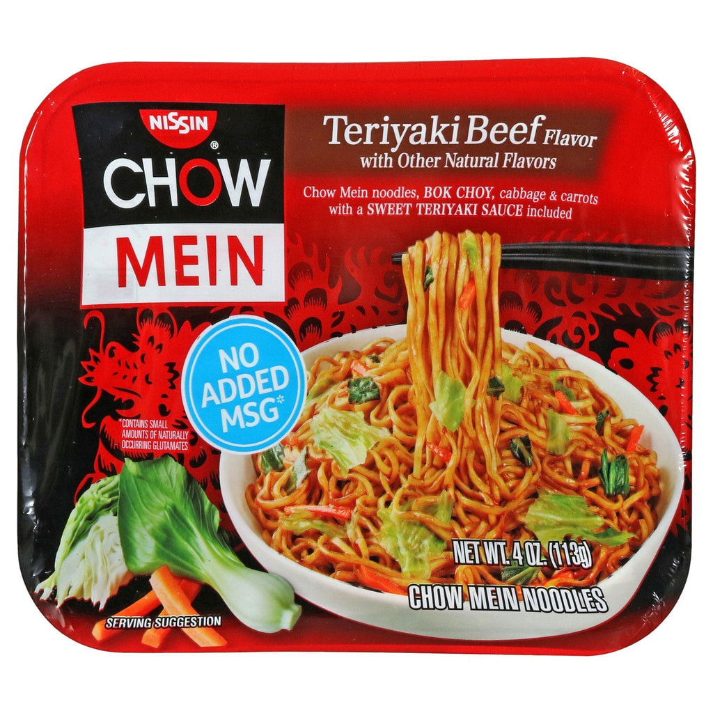 Nissin Teriyaki Beef-Flavored Original Chow Mein Meals, 4 oz.