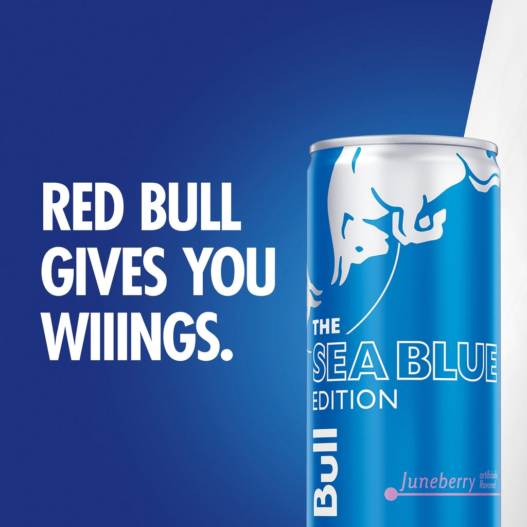 Red Bull Sea Blue Edition Juneberry Flavored Energy Drink, 1-ct.