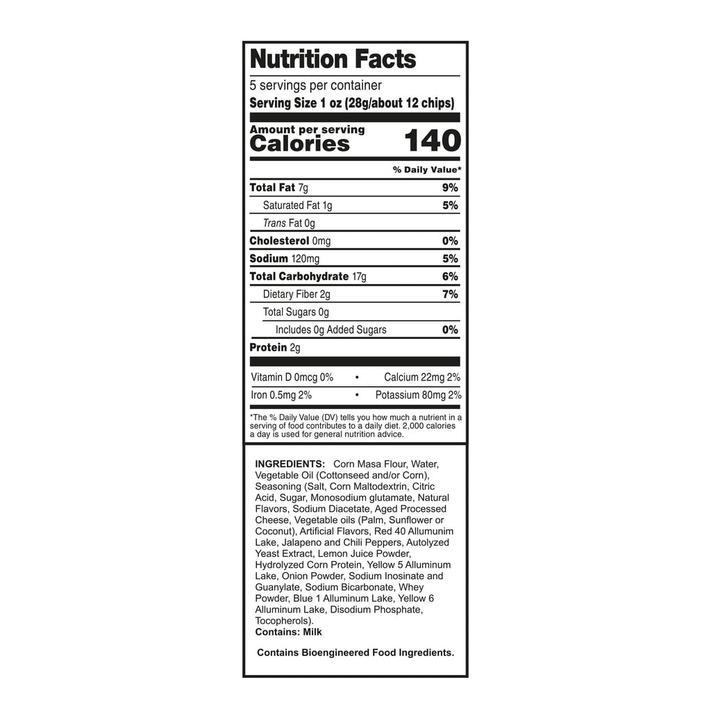 Fieras Spicy Nachos Tortilla Chips, 1-ct.