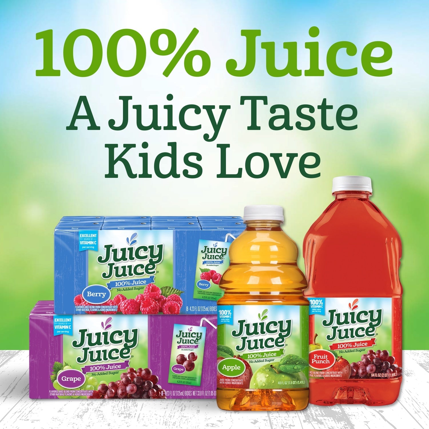 Juicy Juice Fruit Punch Juice Boxes, 4-ct. Packs