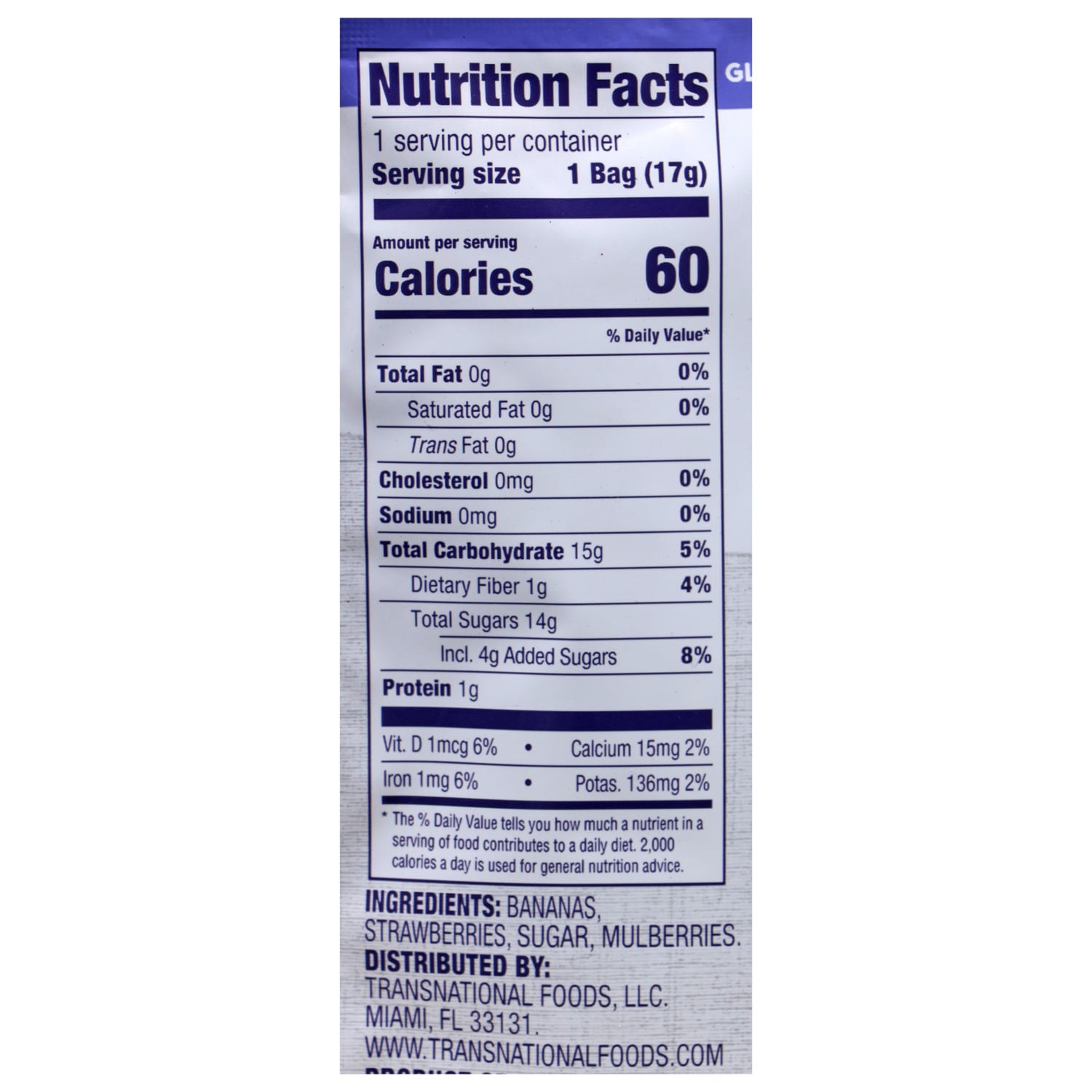So Natural Freeze Dried Mixed Fruit, 0.6-oz.