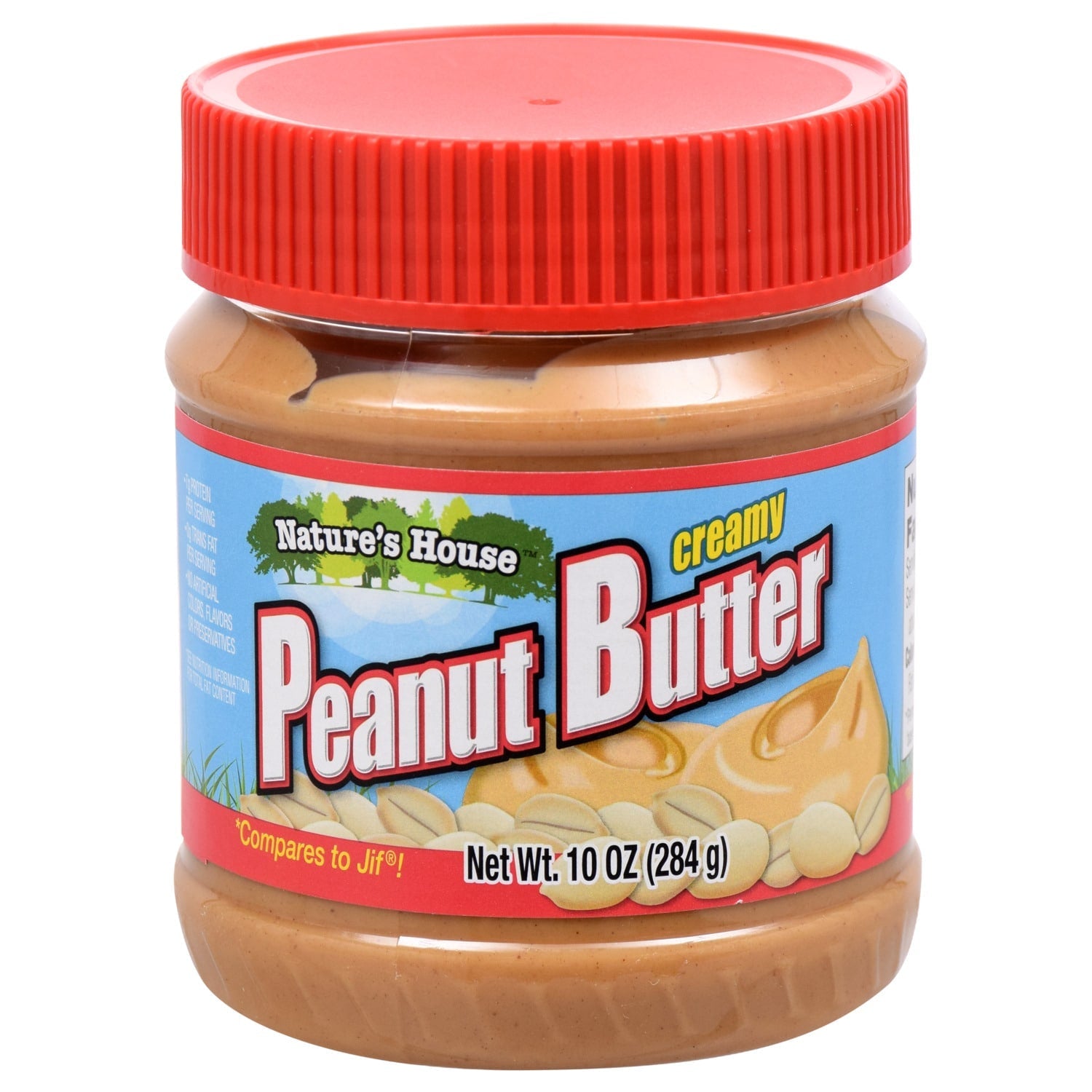 Nature's House Creamy Peanut Butter, 10-oz.