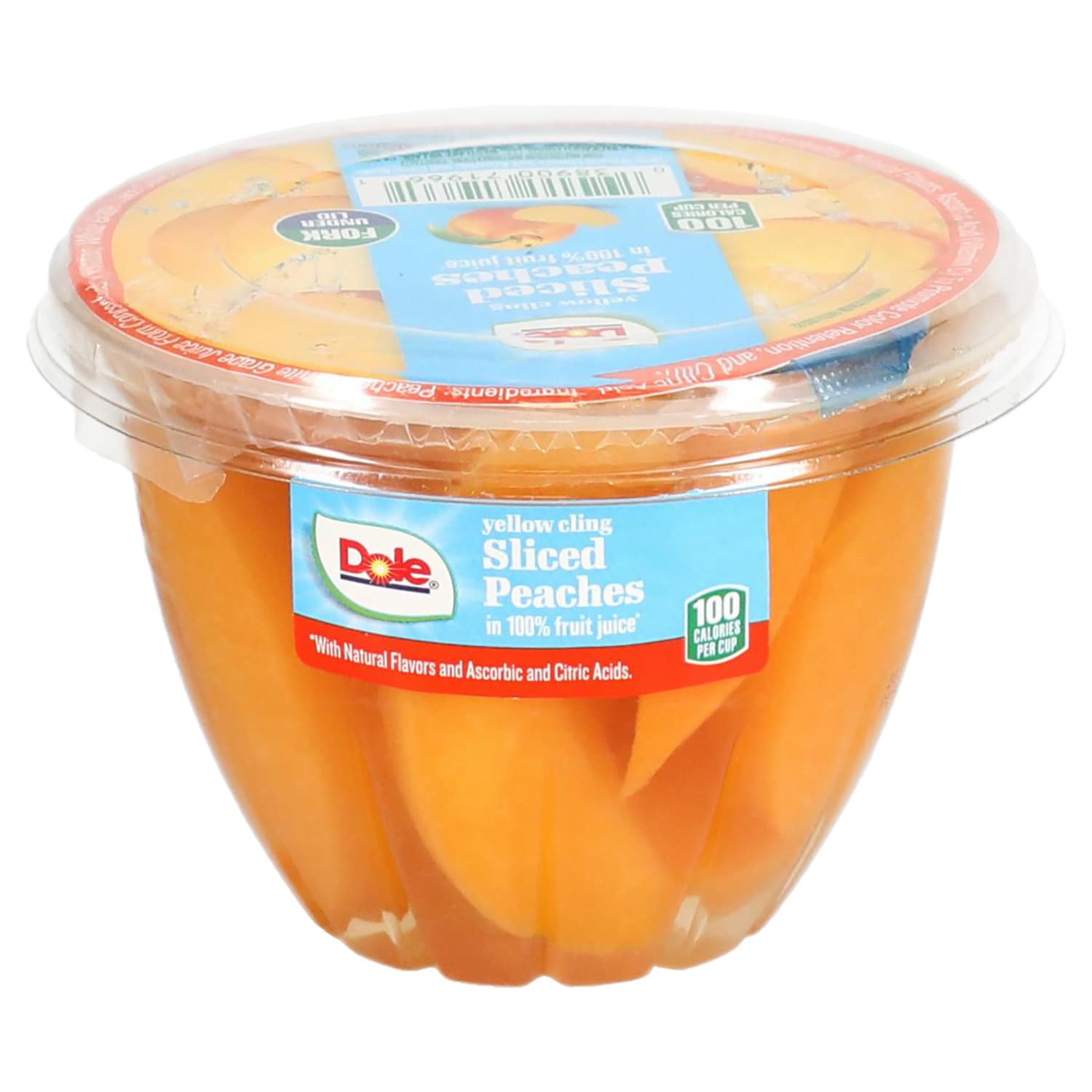 Dole Peach Slices, 7 oz, 1 cup