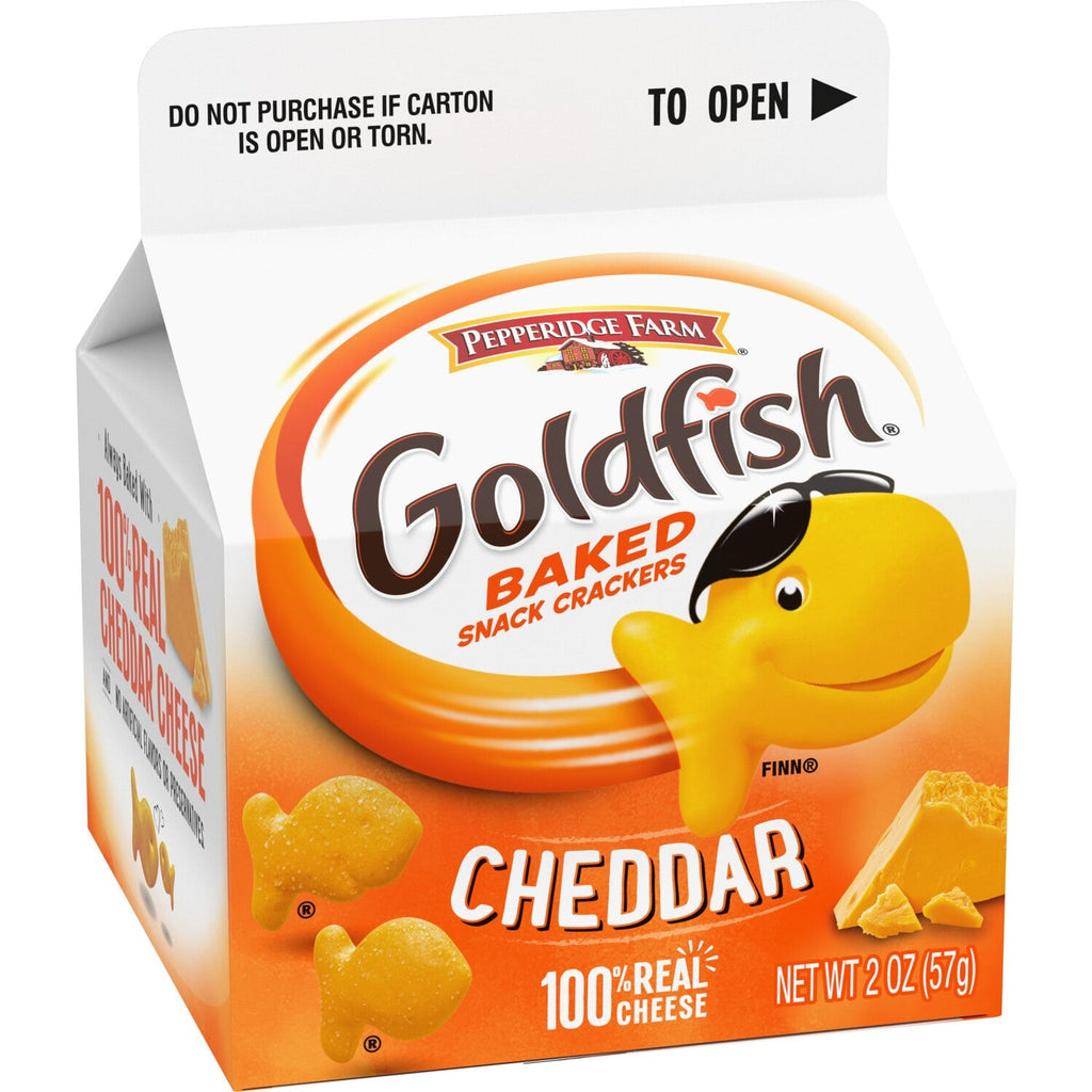 Pepperidge Farm Goldfish Cheddar Cheese Crackers, 2-oz. Cartons
