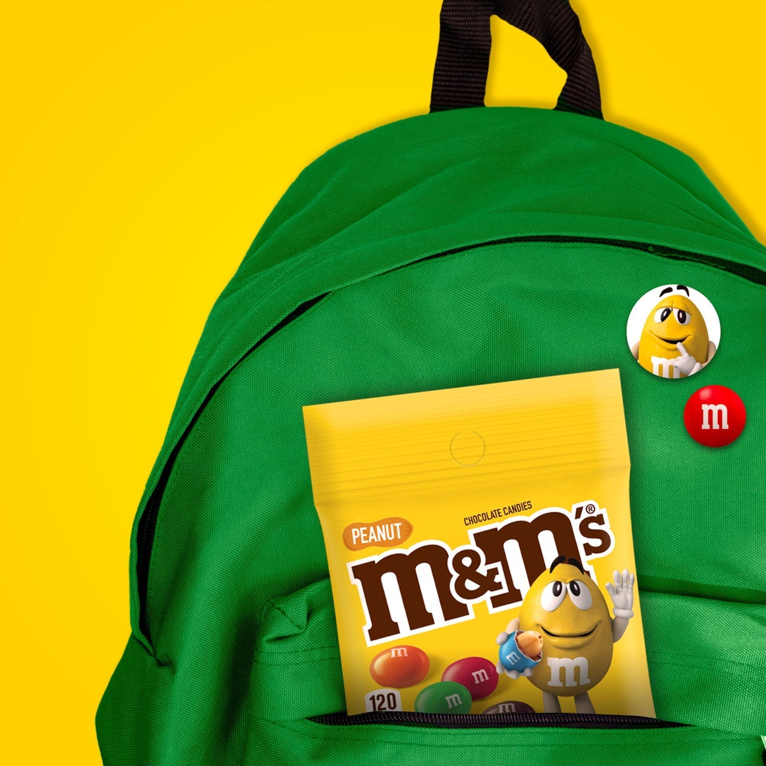Peanut M&amp;M's(R), 2.55-oz. Bags