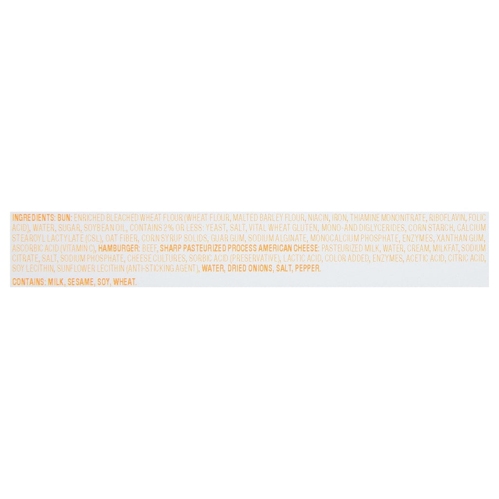 White Castle Classic Cheese Sliders, 2-pc Pack.