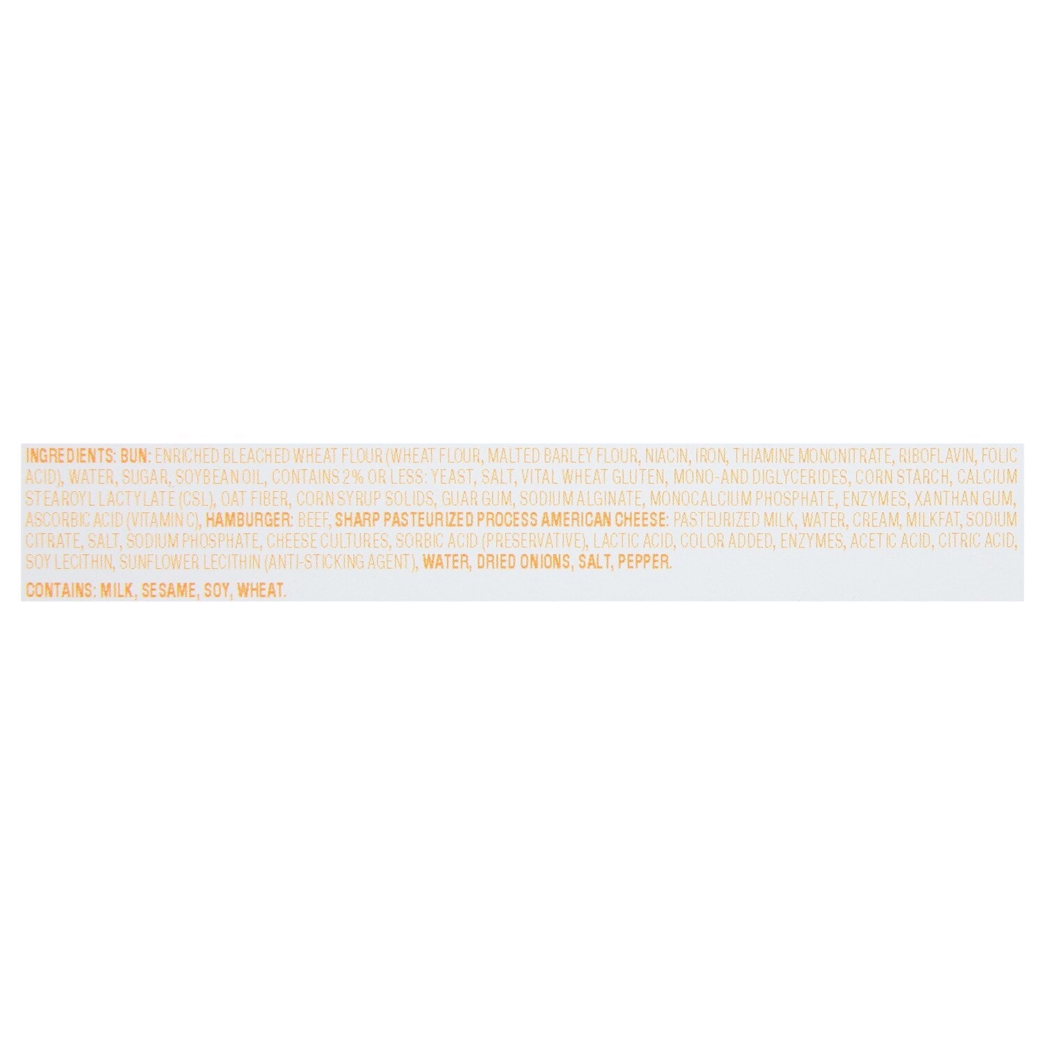 White Castle Classic Cheese Sliders, 2-pc Pack.