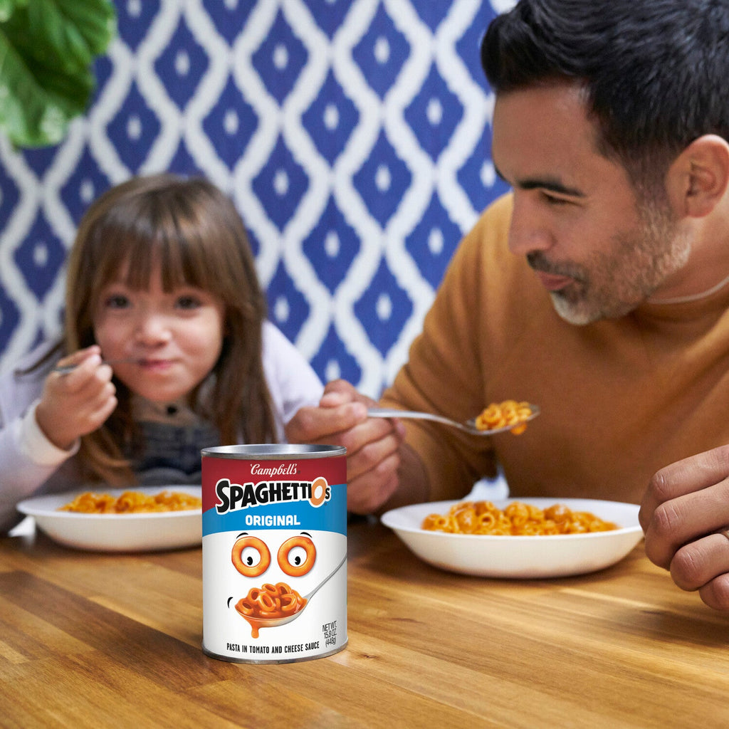 Campbell's SpaghettiOs Original Canned Pasta, 15.8-oz. Cans