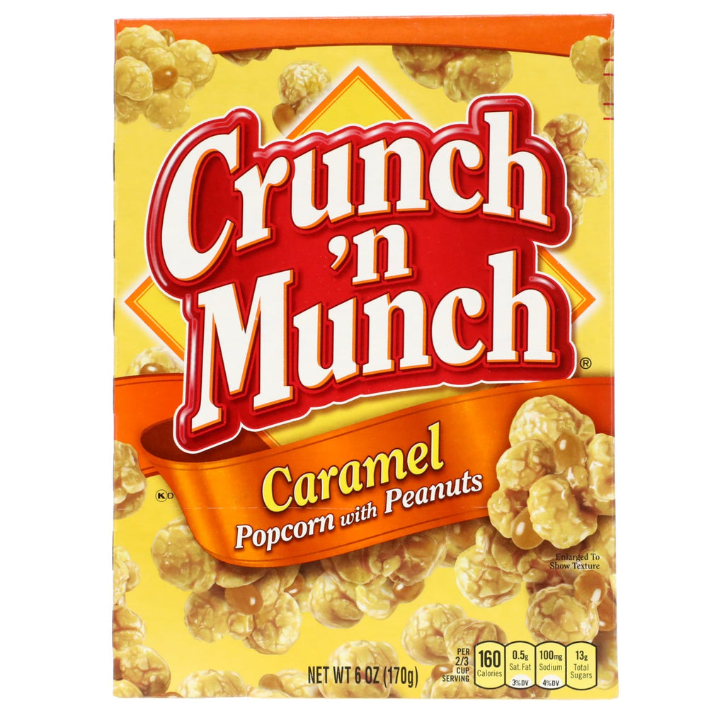 Conagra Brands Crunch 'n Munch Caramel Popcorn with Peanuts, 6 oz.