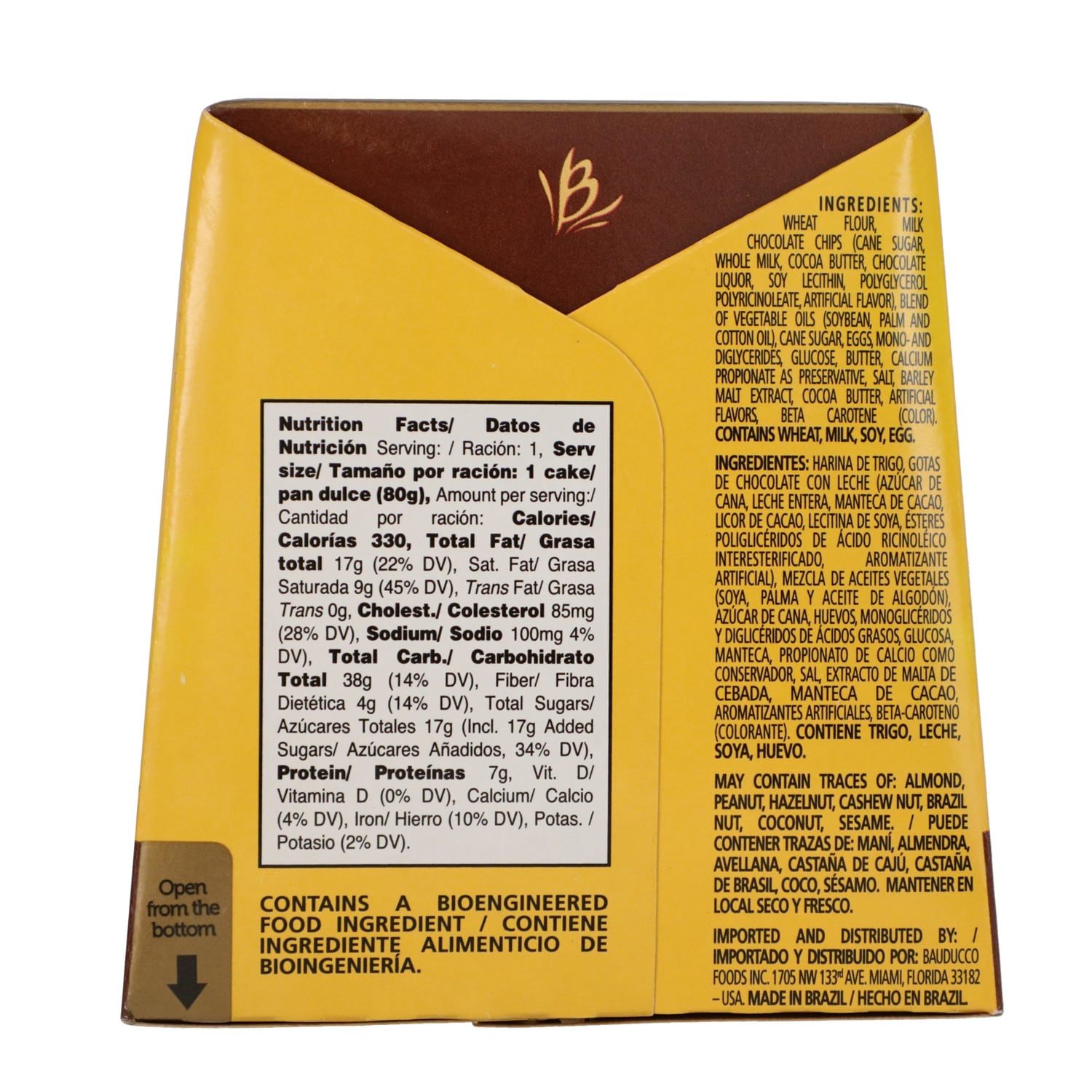 Bauducco Chocolate Chip Mini Panettone, 1-ct.