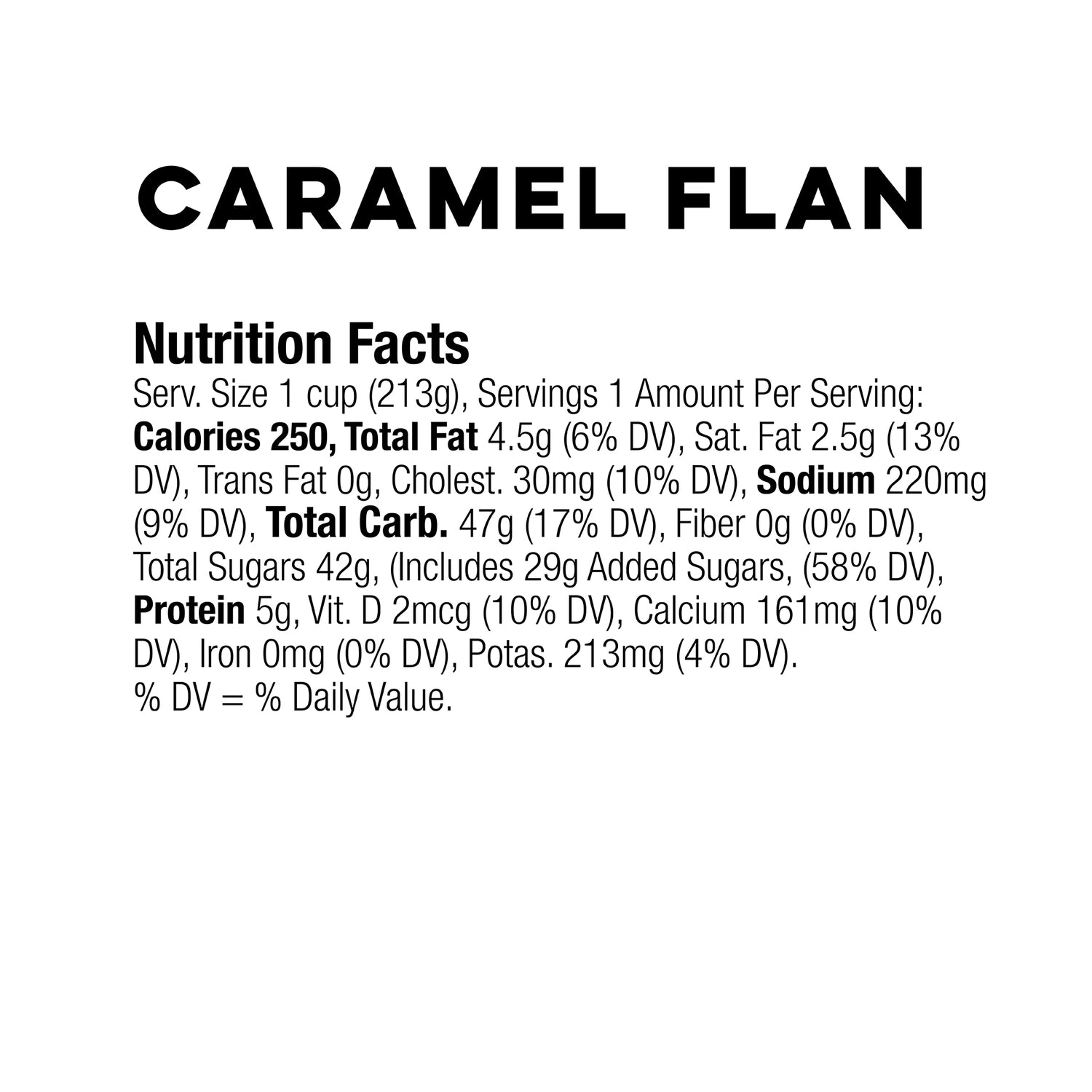 Raymundo's Caramel Flan, 7.5oz