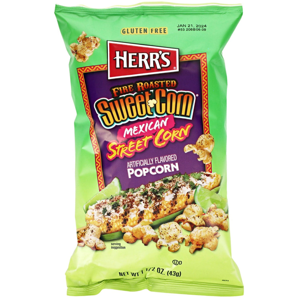 Herr's Fire Roasted Sweet Corn Mexican Street Corn Popcorn, 1.5 oz.