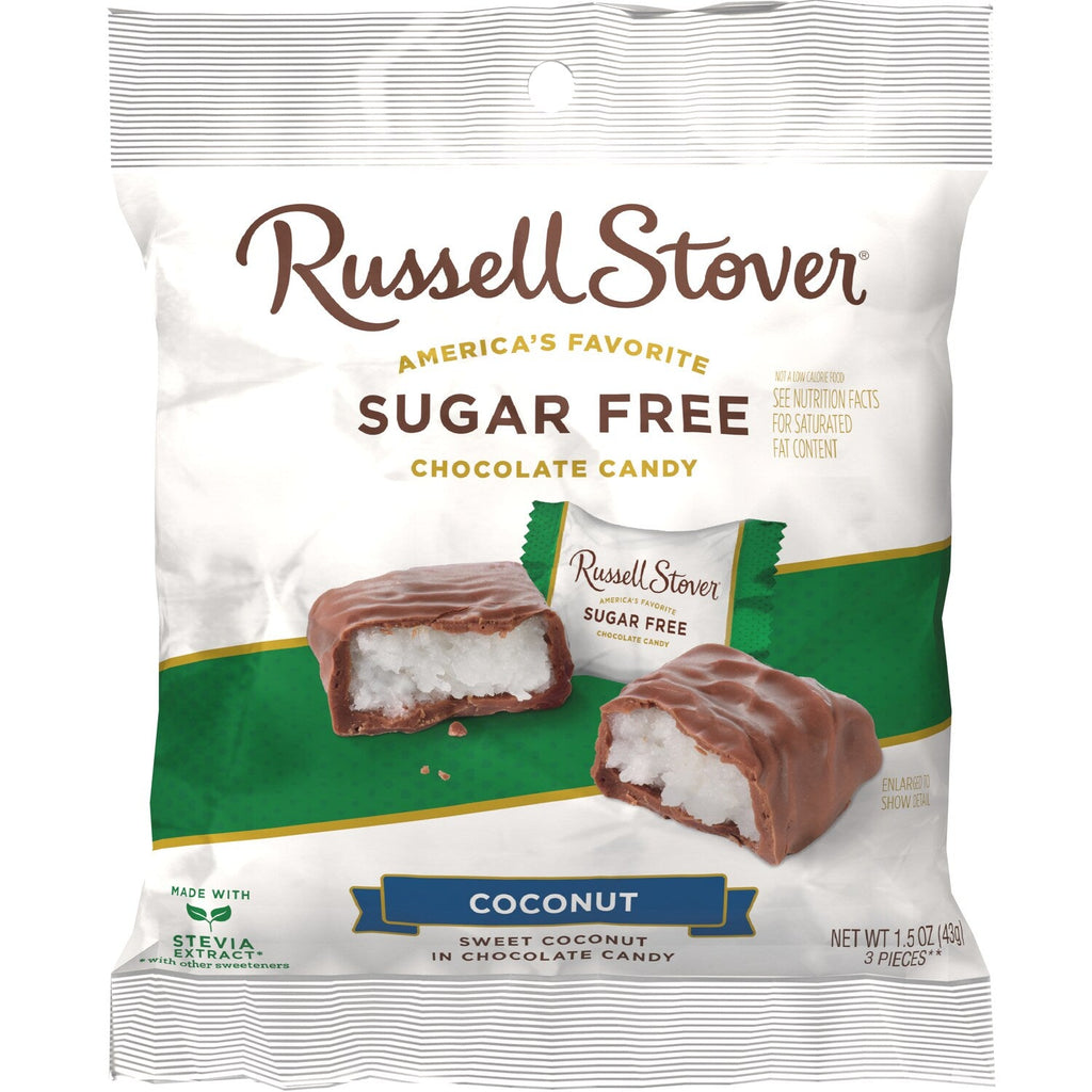Russell Stover Sugar Free Coconut-Flavored Chocolate Candy, 1-ct.