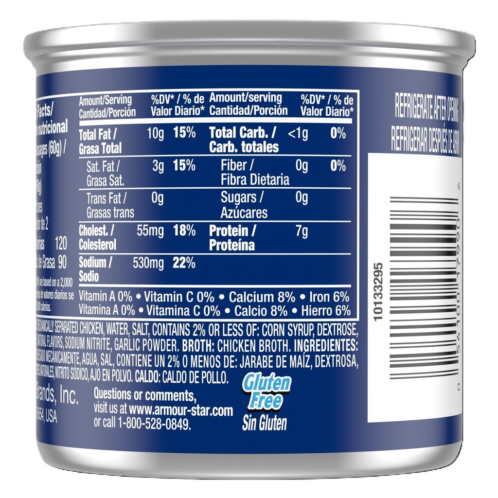 Armour Chicken Vienna Sausages, 4.6 oz Cans