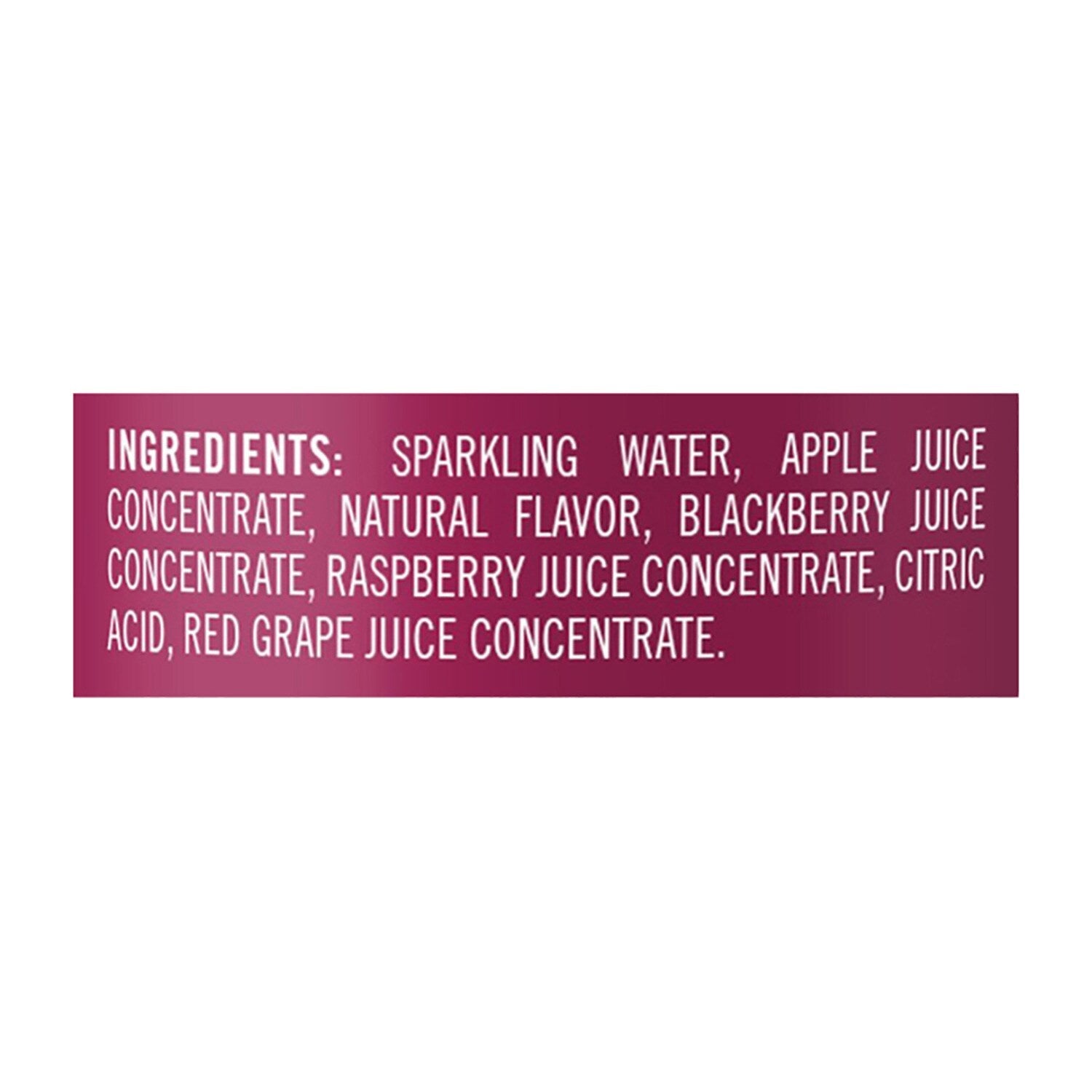 Izze Sparkling Juice Beverage Blackberry, 8.4 fl oz. Can