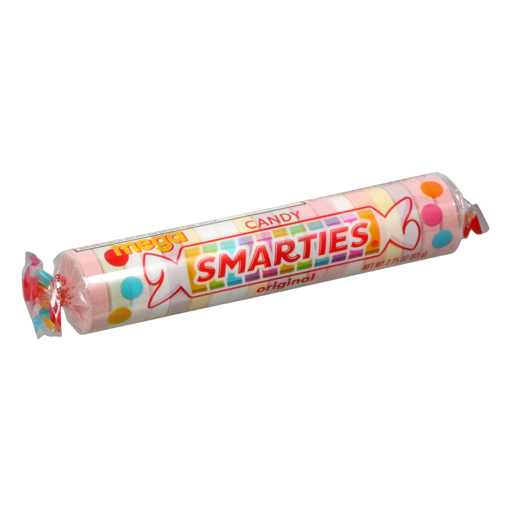 Mega Smarties Candy Rolls, 2.25 oz.