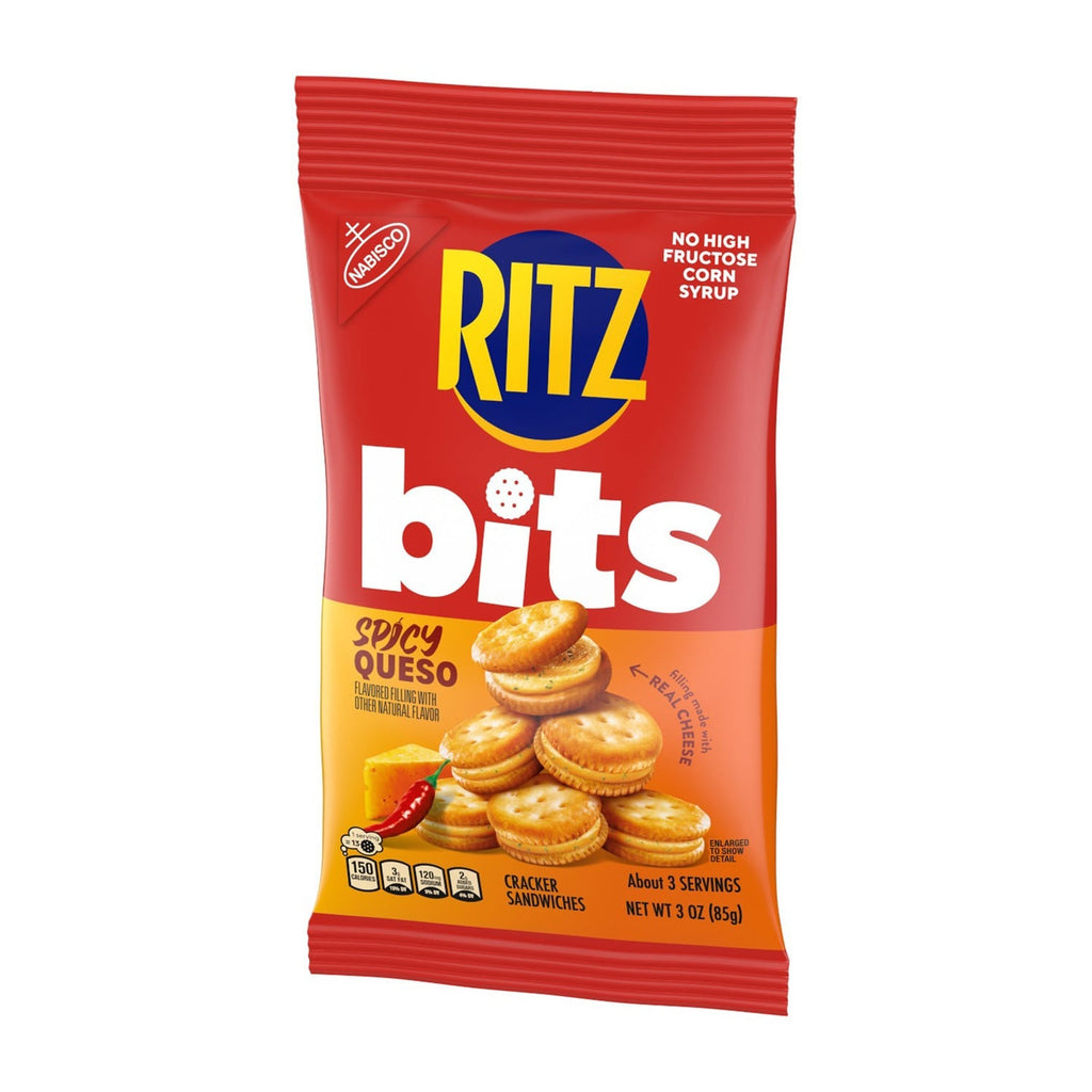 RItz Bits Spicy Queso Cheese Sandwich Crackers, 1-ct.