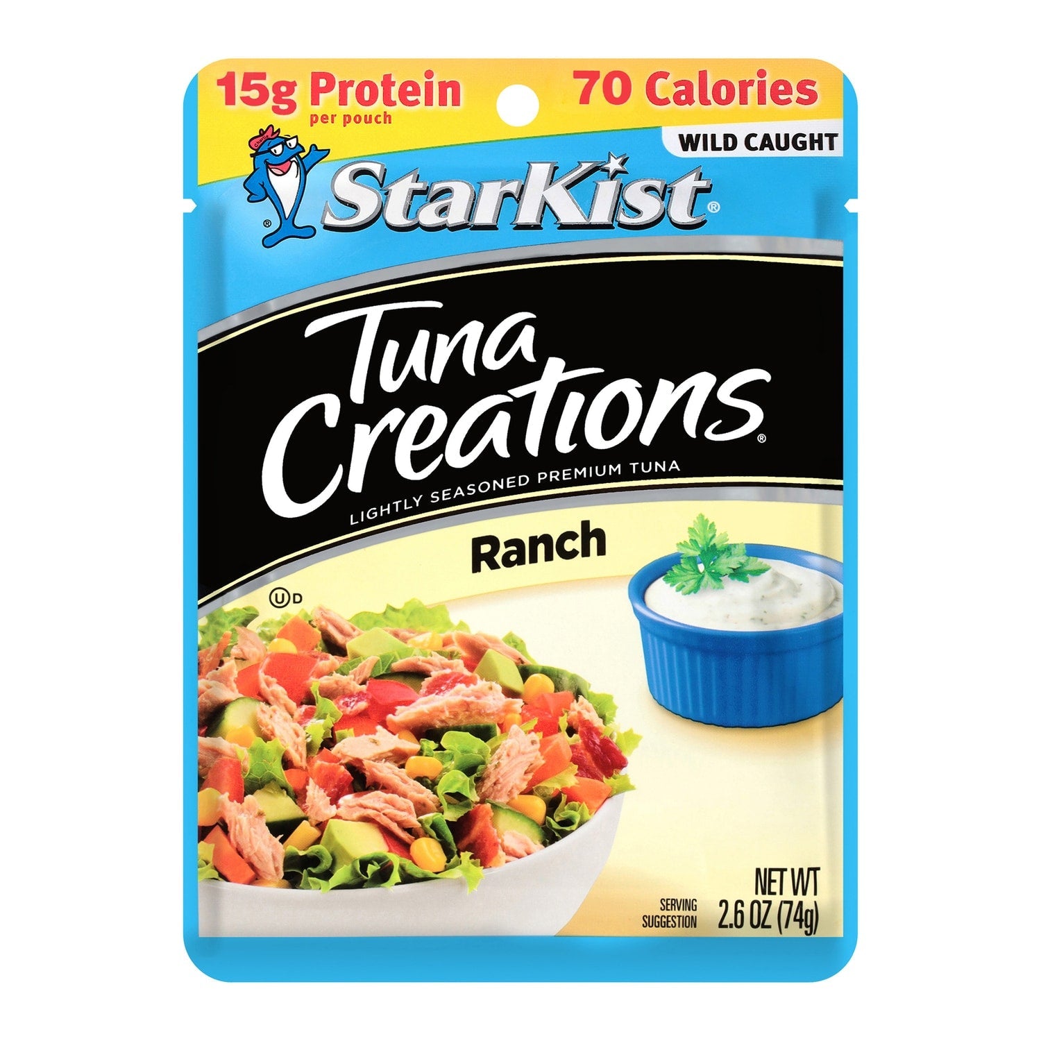 StarKist Tuna Creations Lightly Seasoned Premium Ranch Tuna, 1-ct.