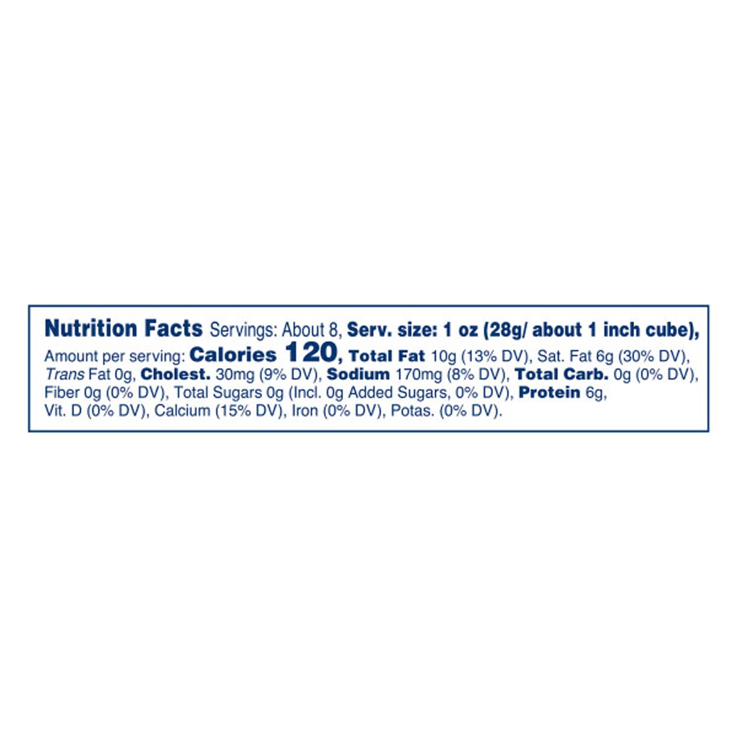 Kraft Natural Cheese Sharp Cheddar, 1-ct.