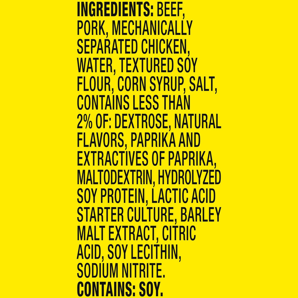 Slim Jim Giant Smoked Meat Sticks, Mild Flavor, 6g Protein Per Stick, 0.97 oz.