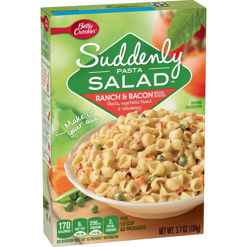 Betty Crocker Suddenly Pasta Salad - Ranch and Bacon, 3.7-oz. Boxes