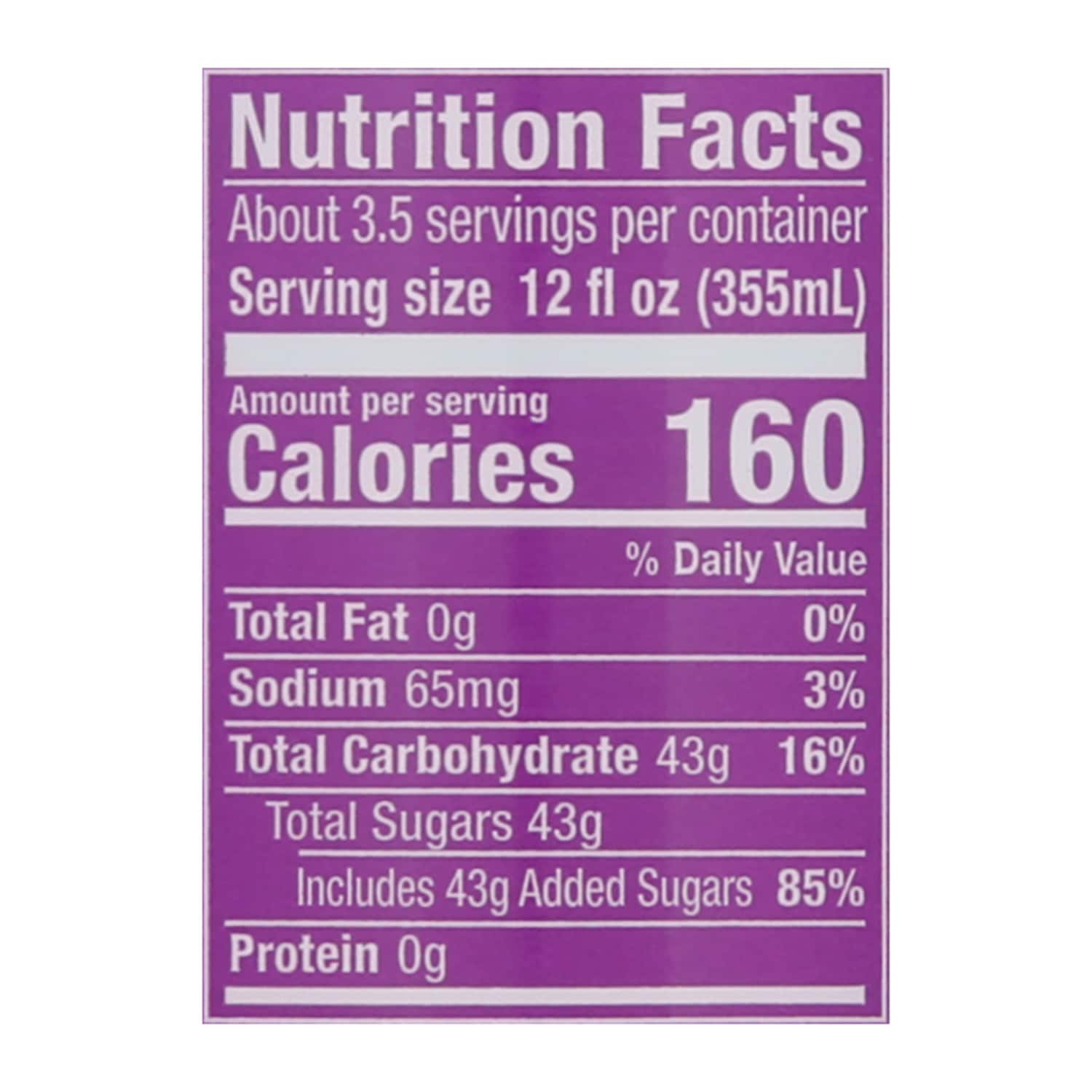 Crush Grape Soda Bottle, 1-ct.