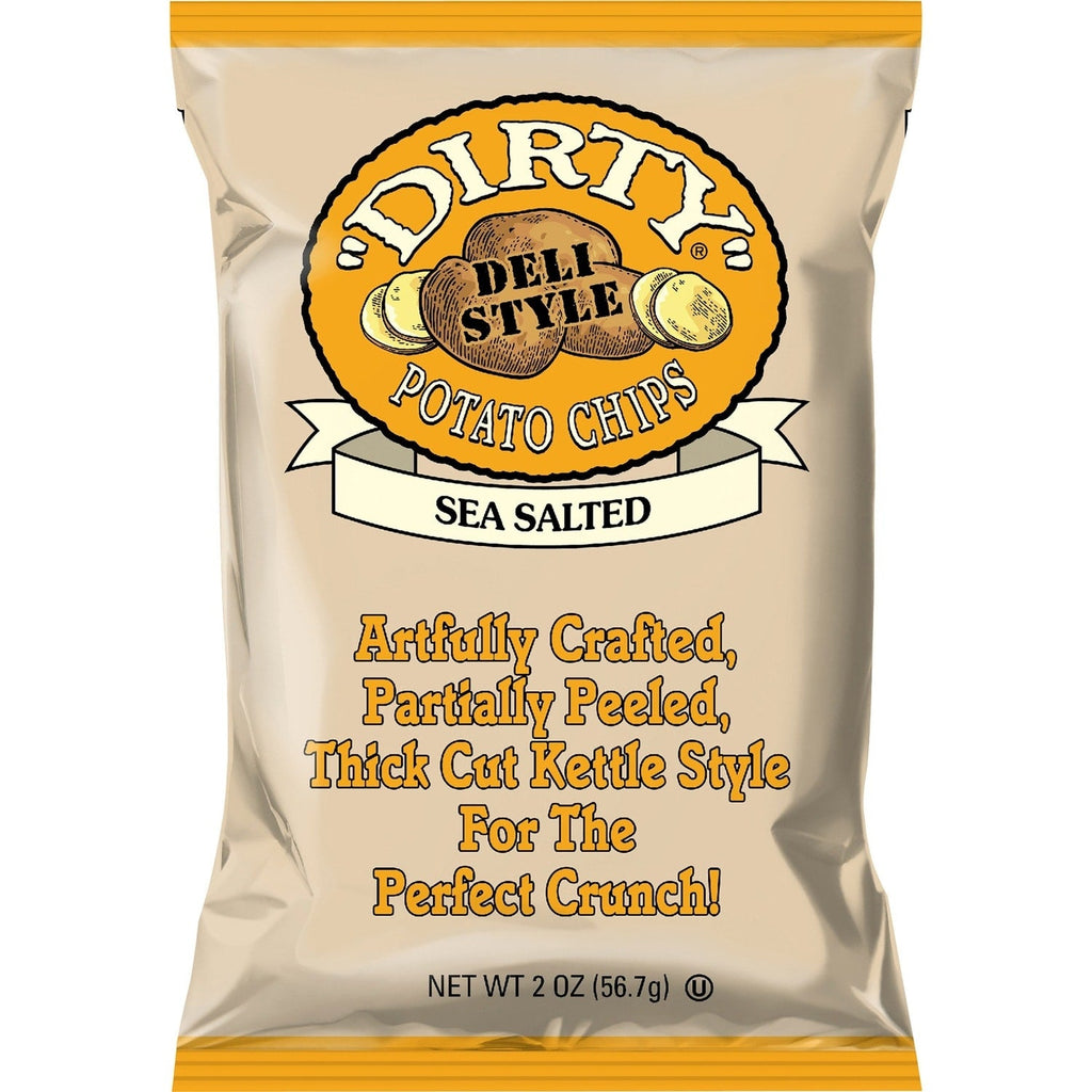 Dirty Sea Salted Potato Chips, 2-oz. Bags
