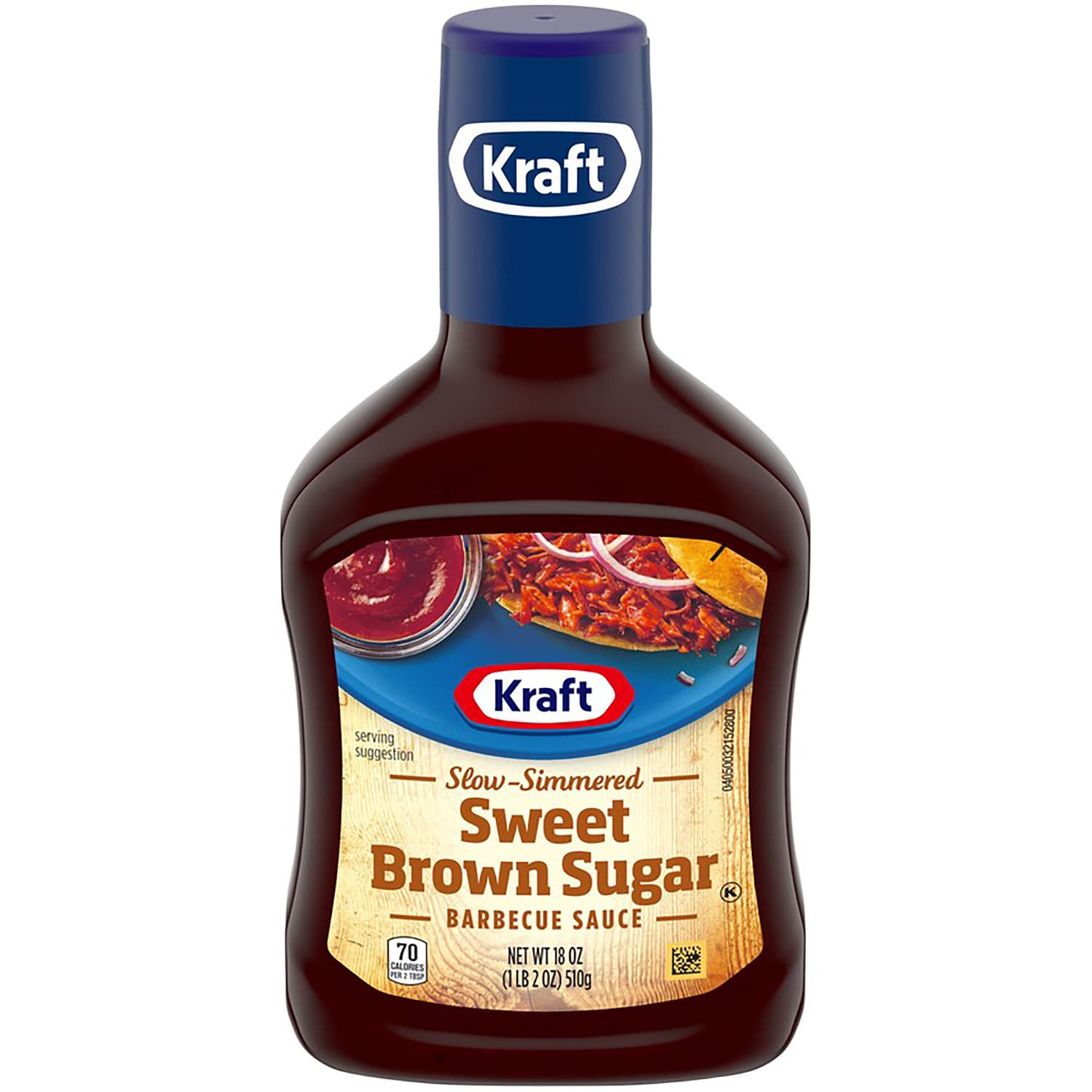 Kraft Slow-Simmered Sweet Brown Sugar Barbecue Sauce &amp; Dip, 18 oz. Bottles