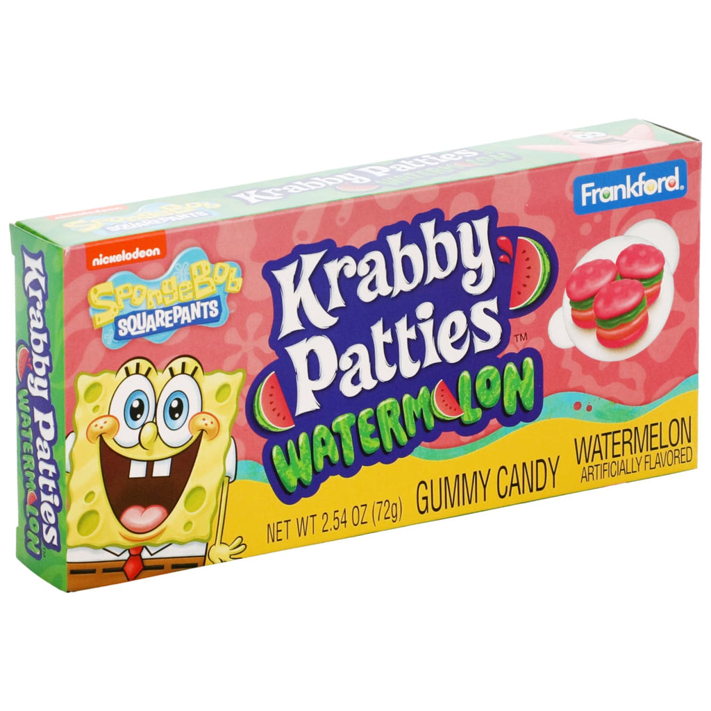 Krabby Patties Watermelon Flavored Gummy Candies, 1-ct.